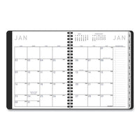 Contemporary Lite Weekly-monthly Planner, 8.75 X 7, Black, 2022