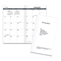 Pocket Size Monthly Planner Refill, 6 X 3.5, White, 2021-2022