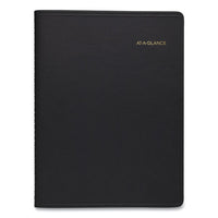 Weekly Appointment Book, 11 X 8.25, Black, 2021-2022