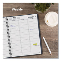 Weekly Appointment Book, 11 X 8.25, Navy, 2021-2022