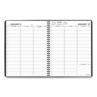 Weekly Appointment Book, 11 X 8.25, Navy, 2021-2022