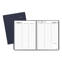 Weekly Appointment Book, 11 X 8.25, Navy, 2021-2022