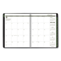 Recycled Weekly-monthly Classic Appointment Book, 11 X 8.25, Black, 2021