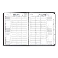 Triple View Weekly-monthly Appointment Book, 11 X 8.25, Black, 2021