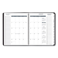 Triple View Weekly-monthly Appointment Book, 11 X 8.25, Black, 2021