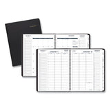 Triple View Weekly-monthly Appointment Book, 11 X 8.25, Black, 2021