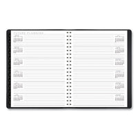 Contemporary Weekly-monthly Planner, Column, 11 X 8.25, Black Cover, 2021