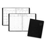 Contemporary Weekly-monthly Planner, Column, 11 X 8.25, Black Cover, 2021
