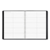 Contemporary Weekly-monthly Planner, Column, 11 X 8.25, Black Cover, 2021