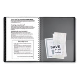 Contemporary Weekly-monthly Planner, Column, 11 X 8.25, Black Cover, 2021