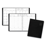 Contemporary Weekly-monthly Planner, Column, 11 X 8.25, Black Cover, 2021