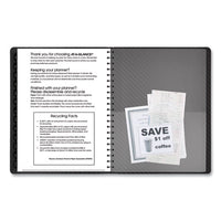 Contemporary Weekly-monthly Planner, Column, 11 X 8.25, Graphite Cover, 2021