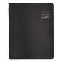 Contemporary Weekly-monthly Planner, Column, 11 X 8.25, Graphite Cover, 2021