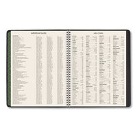 Recycled Weekly-monthly Classic Appointment Book, 8.75 X 7, Black, 2020