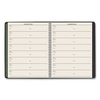 Recycled Weekly-monthly Classic Appointment Book, 8.75 X 7, Black, 2020