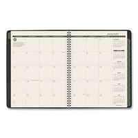 Recycled Weekly-monthly Classic Appointment Book, 8.75 X 7, Black, 2020
