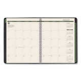 Recycled Weekly-monthly Classic Appointment Book, 8.75 X 7, Black, 2020