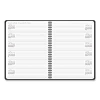 Contemporary Lite Weekly-monthly Planner, 11 X 8.25, Black, 2022