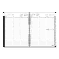 Contemporary Lite Weekly-monthly Planner, 11 X 8.25, Black, 2022