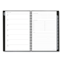 Elevation Academic Weekly-monthly Planner, 8.5 X 5.5, Black, 2020-2021