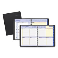 Quicknotes Weekly-monthly Appointment Book, 8.5 X 5.5, Black, 2021