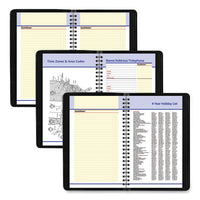 Quicknotes Weekly-monthly Appointment Book, 8.5 X 5.5, Black, 2021