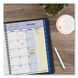 Quicknotes Monthly Planner, 11 X 8.25, Black, 2021