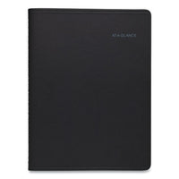 Quicknotes Weekly-monthly Appointment Book, 11 X 8.25, Black, 2021