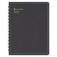 Undated Teacher's Planner, 10 7-8 X 8 1-4, Black