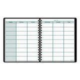 Undated Teacher's Planner, 10 7-8 X 8 1-4, Black