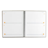 Plan. Write. Remember. Planning Notebook Two Days Per Page, 11 X 8 3-8, Gray