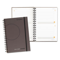 Plan. Write. Remember. Planning Notebook Two Days Per Page, 11 X 8 3-8, Gray