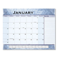 Slate Blue Desk Pad, 22 X 17, Slate Blue , 2021