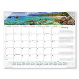 Seascape Panoramic Desk Pad, 22 X 17, 2021