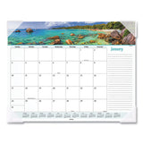 Seascape Panoramic Desk Pad, 22 X 17, 2021