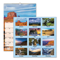 Scenic Monthly Wall Calendar, 15.5 X 22.75, 2021