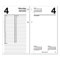Large Desk Calendar Refill, 4.5 X 8, White, 2021