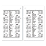 Desk Calendar Refill, 6 X 3.5, White, 2021