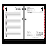 Desk Calendar Refill With Tabs, 6 X 3.5, White, 2021