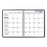 Monthly Planner, 8.75 X 7, Black, 2021