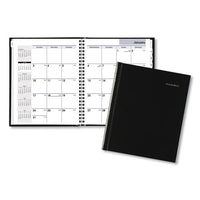 Hard-cover Monthly Planner, 8.5 X 7, Black, 2021