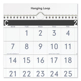 Contemporary Three-monthly Reference Wall Calendar, 12 X 27, 2020-2022