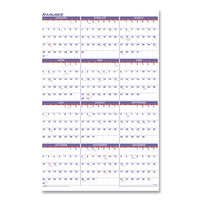 Yearly Wall Calendar, 24 X 36, 2021