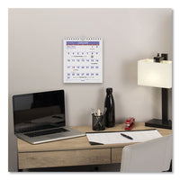 Mini Monthly Wall Calendar, 7 X 8, White, 2021