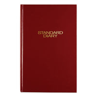 Standard Diary Daily Diary, Recycled, Red, 12.13 X 7.69, 2021