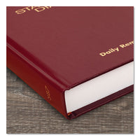 Standard Diary Recycled Daily Reminder, Red, 7.5 X 5.13, 2021