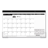 Compact Desk Pad, 17.75 X 10.88, White, 2021