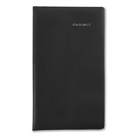 Pocket-sized Monthly Planner, 6 X 3.5, Black, 2021