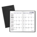 Pocket-sized Monthly Planner, 6 X 3.5, Black, 2021