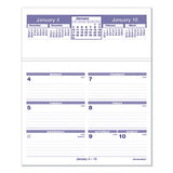 Flip-a-week Desk Calendar Refill, 7 X 6, White, 2021